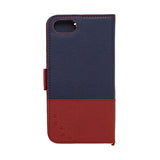 NATURAL design iPhoneSE(第2、第3世代)/iPhone8/7/6s/6専用手帳型ケース sakana to neko Bタイプ Navy 4573491407093