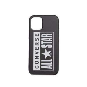 CONVERSE Heel Patch Logo  Hybrid IML Back Case BLACK【iPhone 12 mini対応】 4589676562167