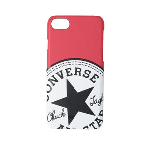CONVERSE Big Circle Logo PU Leather Back Case (カードポケット付き)RED【iPhone SE(第2世代)/iPhone8/iPhone7対応】 4589676562273