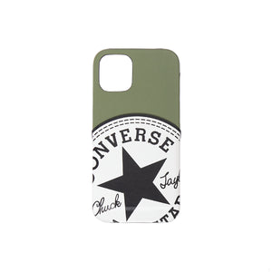 CONVERSE Big Circle Logo PU Leather Back Case (カードポケット付き)KHAKI【iPhone 12 mini対応】 4589676562310