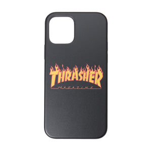 THRASHER FLAME MAGZINE  Logo Hybrid IML Back Case BLK/FLAME【iPhone 12/iPhone12 Pro 対応】 4589676562594