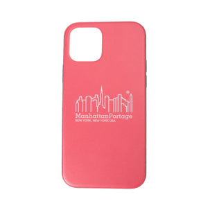 Manhatta Portage HYBRID IML  Back Case RED【iPhone 12/iPhone12 Pro 対応】 4589676563232
