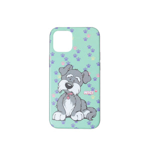 NICI Hybrid Back Case Schnauzer 【iPhone 12 mini対応】 4589676563331