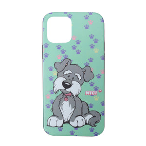 NICI Hybrid Back Case Schnauzer【iPhone 12/iPhone12 Pro 対応】 4589676563348