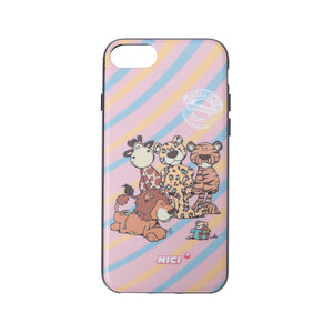 NICI Hybrid Back Case Wild Friends【iPhone SE(第2世代)/iPhone8/iPhone7対応】 4589676563508