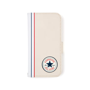 CONVERSE Uncle Patch&Stripes Book Type Case IVORY【iPhone 13 mini対応】 4589676563713
