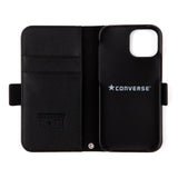 CONVERSE Uncle Patch&Stripes Book Type Case BLACK【iPhone 13 mini対応】 4589676563720