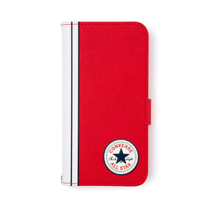 CONVERSE Uncle Patch&Stripes Book Type Case RED【iPhone 13対応】 4589676563768