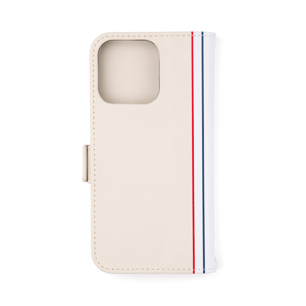 CONVERSE Uncle Patch&Stripes Book Type Case IVORY【iPhone 13 Pro対応】 4589676563775
