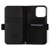 CONVERSE Uncle Patch&Stripes Book Type Case BLACK【iPhone 13 Pro対応】 4589676563782