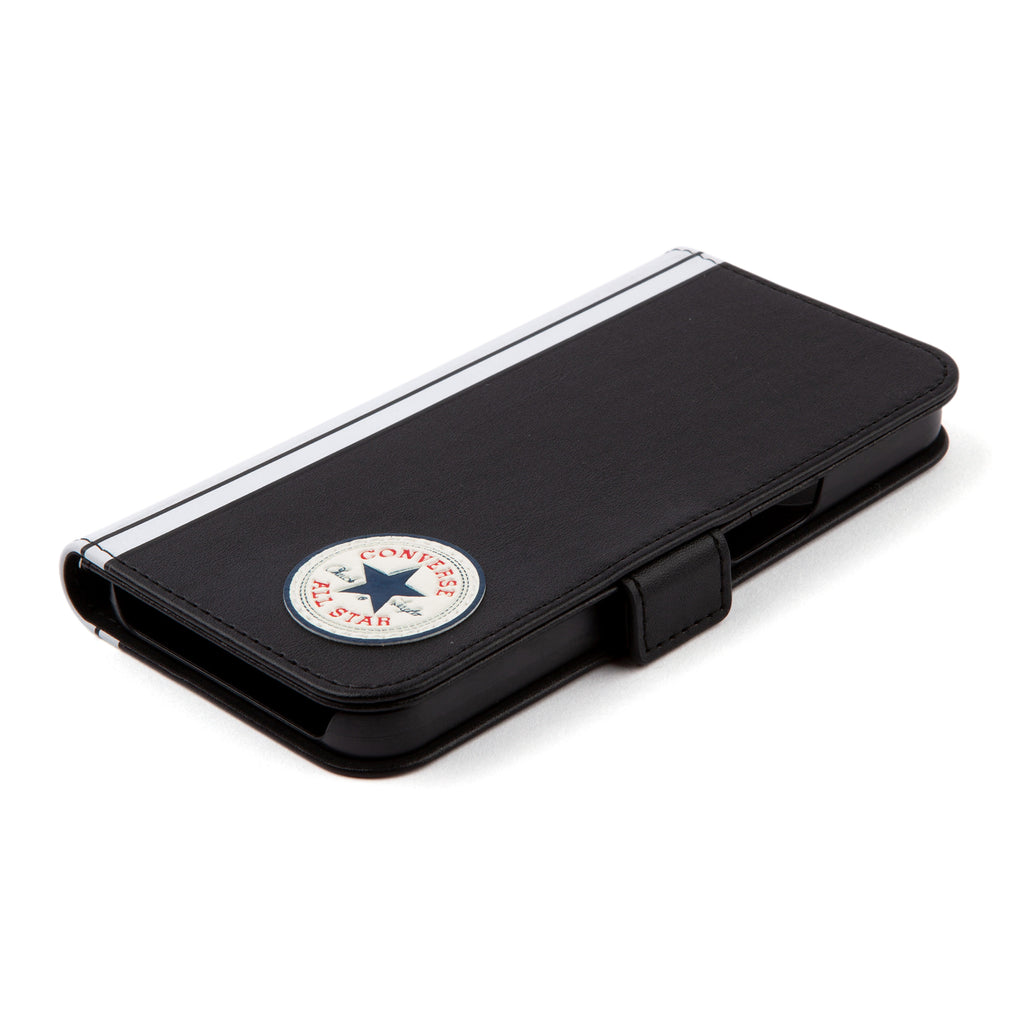 CONVERSE Uncle Patch&Stripes Book Type Case BLACK【iPhone 13 Pro対応】 4589676563782