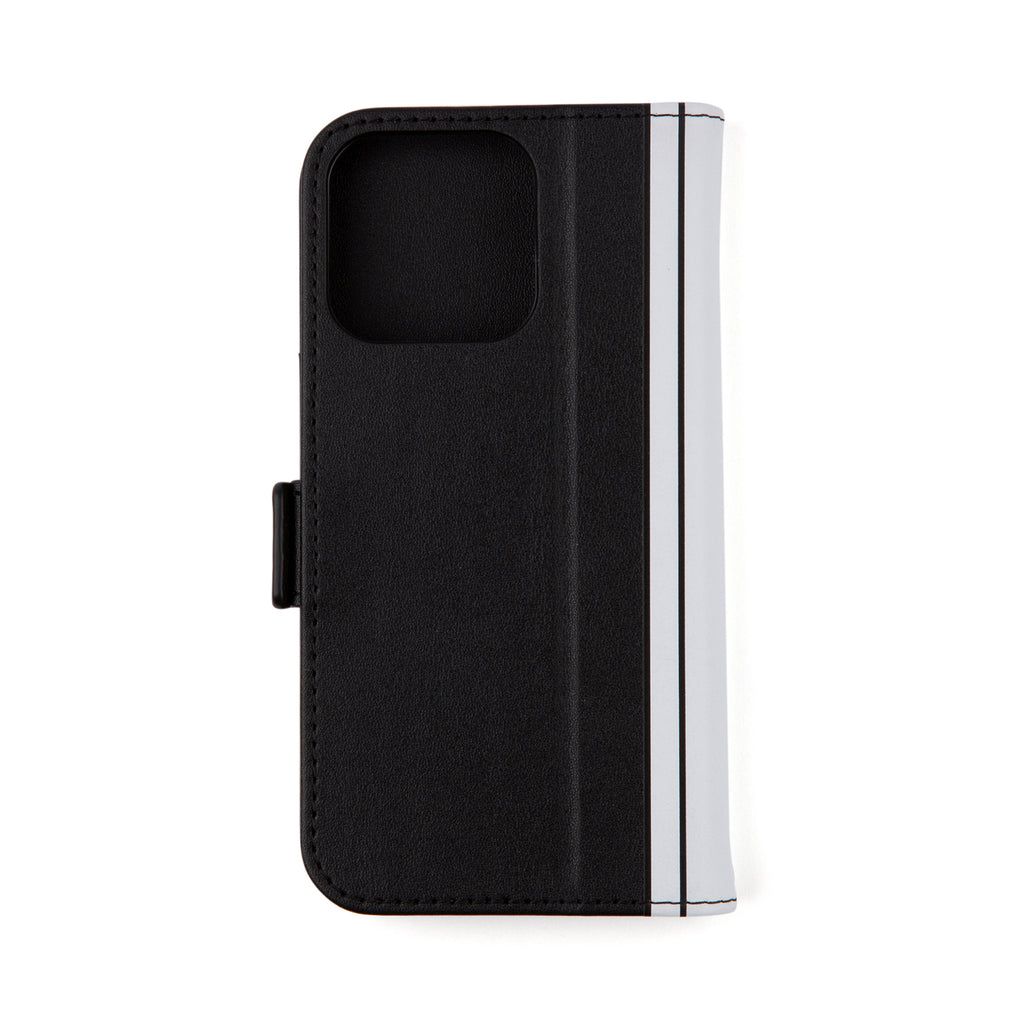 CONVERSE Uncle Patch&Stripes Book Type Case BLACK【iPhone 13 Pro対応】 4589676563782