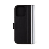 CONVERSE Uncle Patch&Stripes Book Type Case BLACK【iPhone 13 Pro対応】 4589676563782
