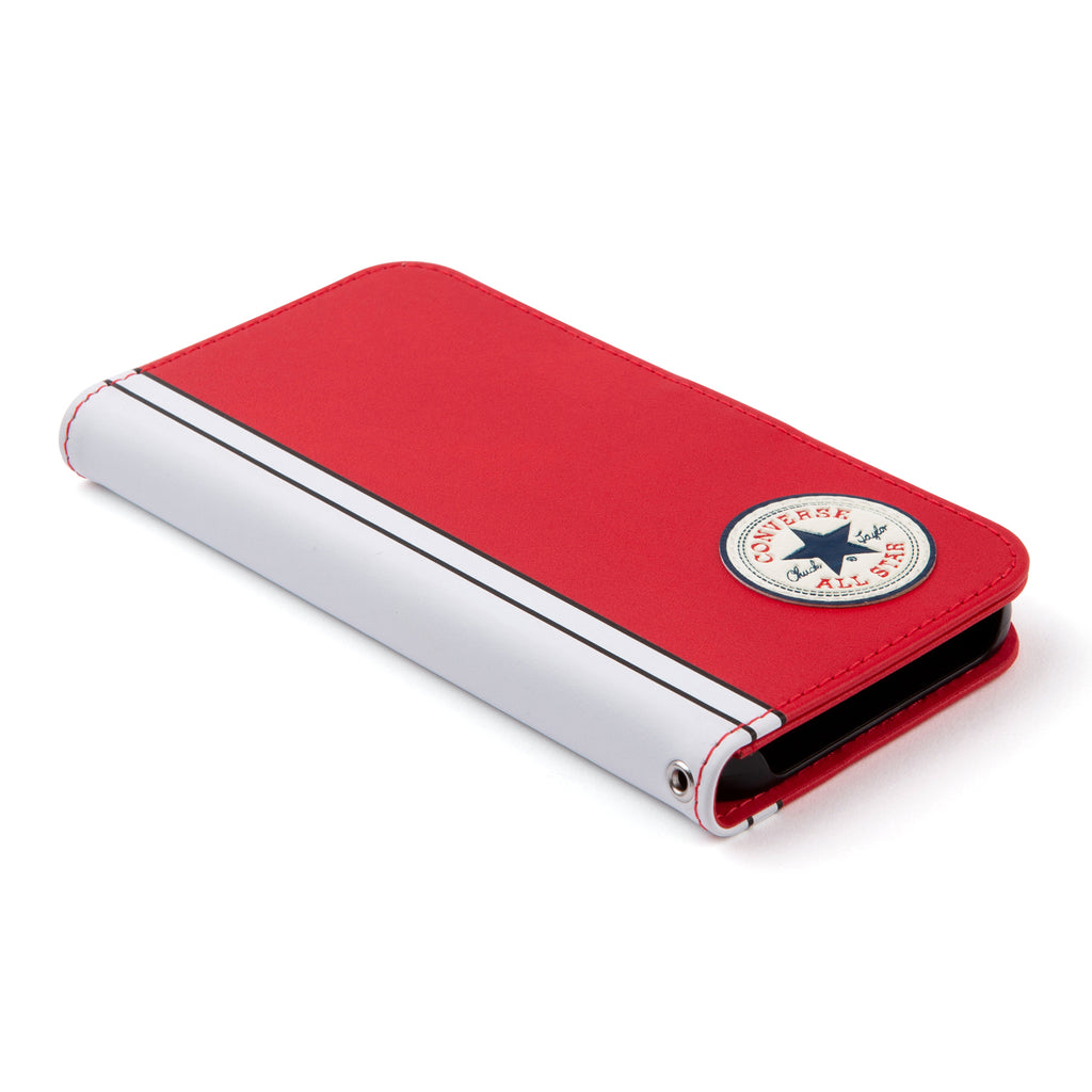 CONVERSE Uncle Patch&Stripes Book Type Case  RED【iPhone 13 Pro対応】 4589676563799
