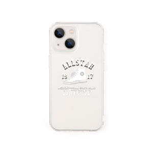 CONVERSE College Logo Hybrid Clear Back Case WHITE【iPhone 13mini対応】 4589676563812
