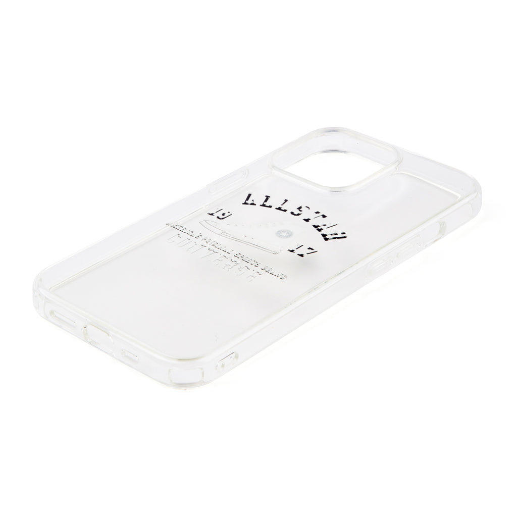 CONVERSE College Logo Hybrid Clear Back Case WHITE【iPhone 13 Pro対応】 4589676563850