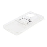 CONVERSE College Logo Hybrid Clear Back Case WHITE【iPhone 13 Pro対応】 4589676563850