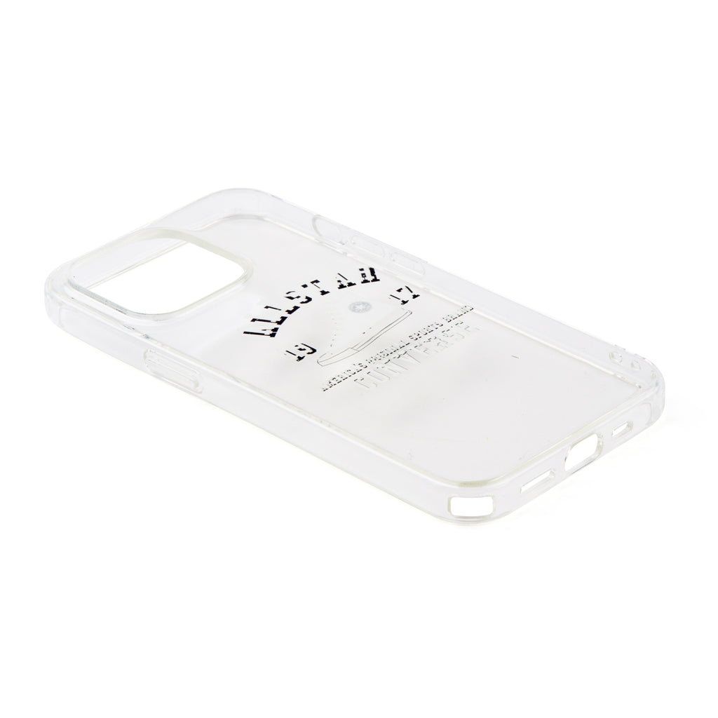 CONVERSE College Logo Hybrid Clear Back Case WHITE【iPhone 13 Pro対応】 4589676563850
