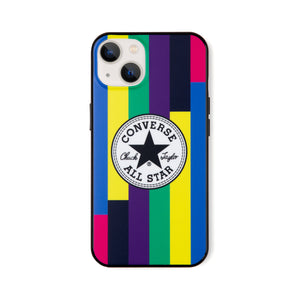 CONVERSE Circle Logo Hybrid IML Back Case RAINBOW【iPhone 13対応】 4589676563881