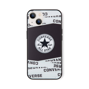 CONVERSE Circle Logo Hybrid IML Back Case SHOELACE【iPhone 13対応】 4589676563898