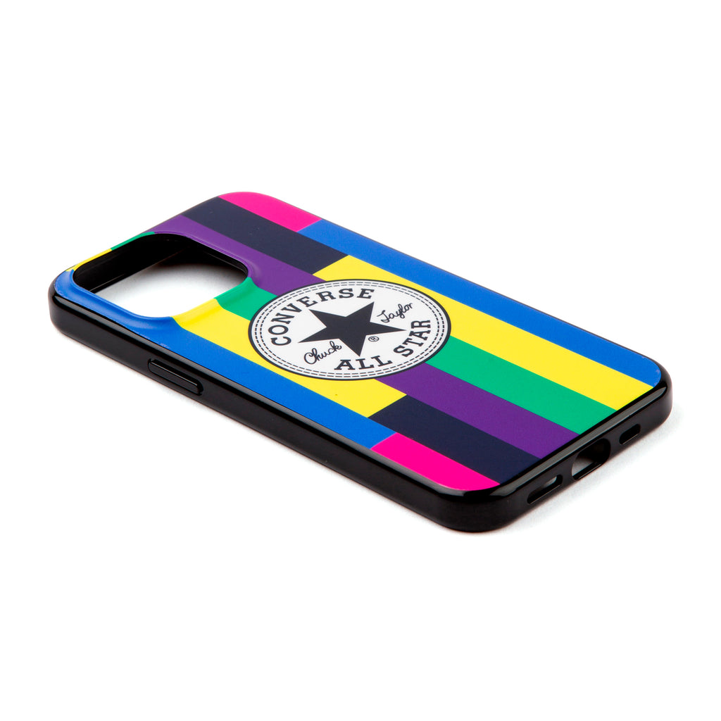 CONVERSE Circle Logo Hybrid IML Back Case RAINBOW【iPhone 13 Pro対応】 4589676563904