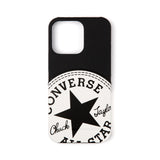 CONVERSE Big Circle Logo PU Leather Back Case(カードポケット付き)BLACK【iPhone 13 Pro対応】 4589676563980