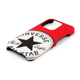 CONVERSE Big Circle Logo PU Leather Back Case(カードポケット付き)RED【iPhone 13 Pro対応】 4589676563997