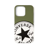 CONVERSE Big Circle Logo PU Leather Back Case(カードポケット付き)KHAKI【iPhone 13 Pro対応】4589676564000