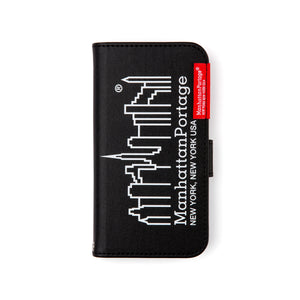 Manhattan Portage PU LEATHER Book Type Case  BLACK【iPhone 13 mini対応】 4589676564208