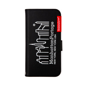 Manhattan Portage PU LEATHER Book Type Case  BLACK【iPhone 13 Pro対応】 4589676564222