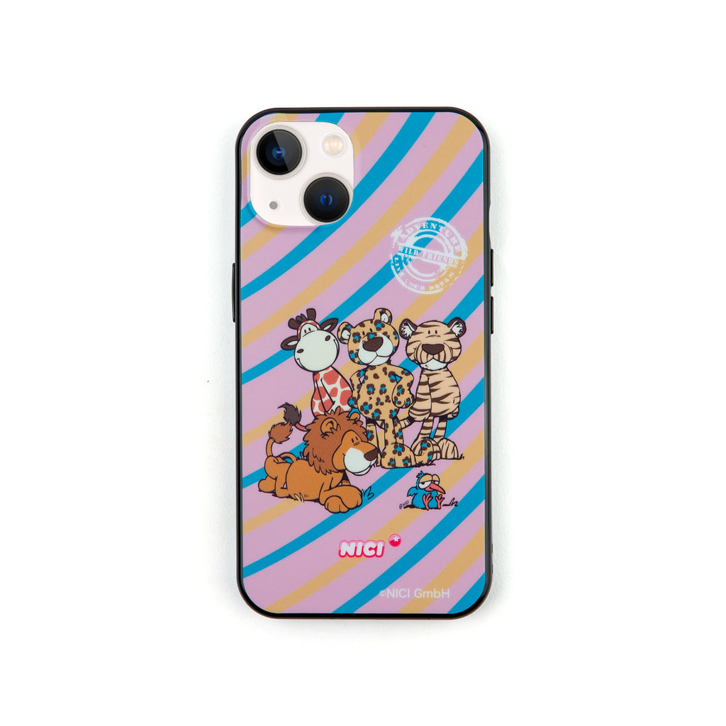 NICI Hybrid Back Case Wild Friends【iPhone 13 mini対応】 4589676564741