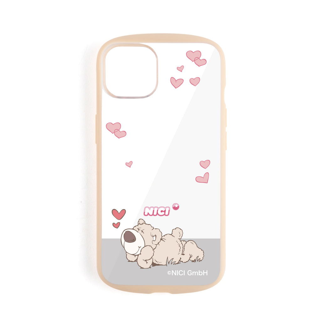 NICI Easy Grip Clear Case ブラウンベア【iPhone 13対応】 4589676564789