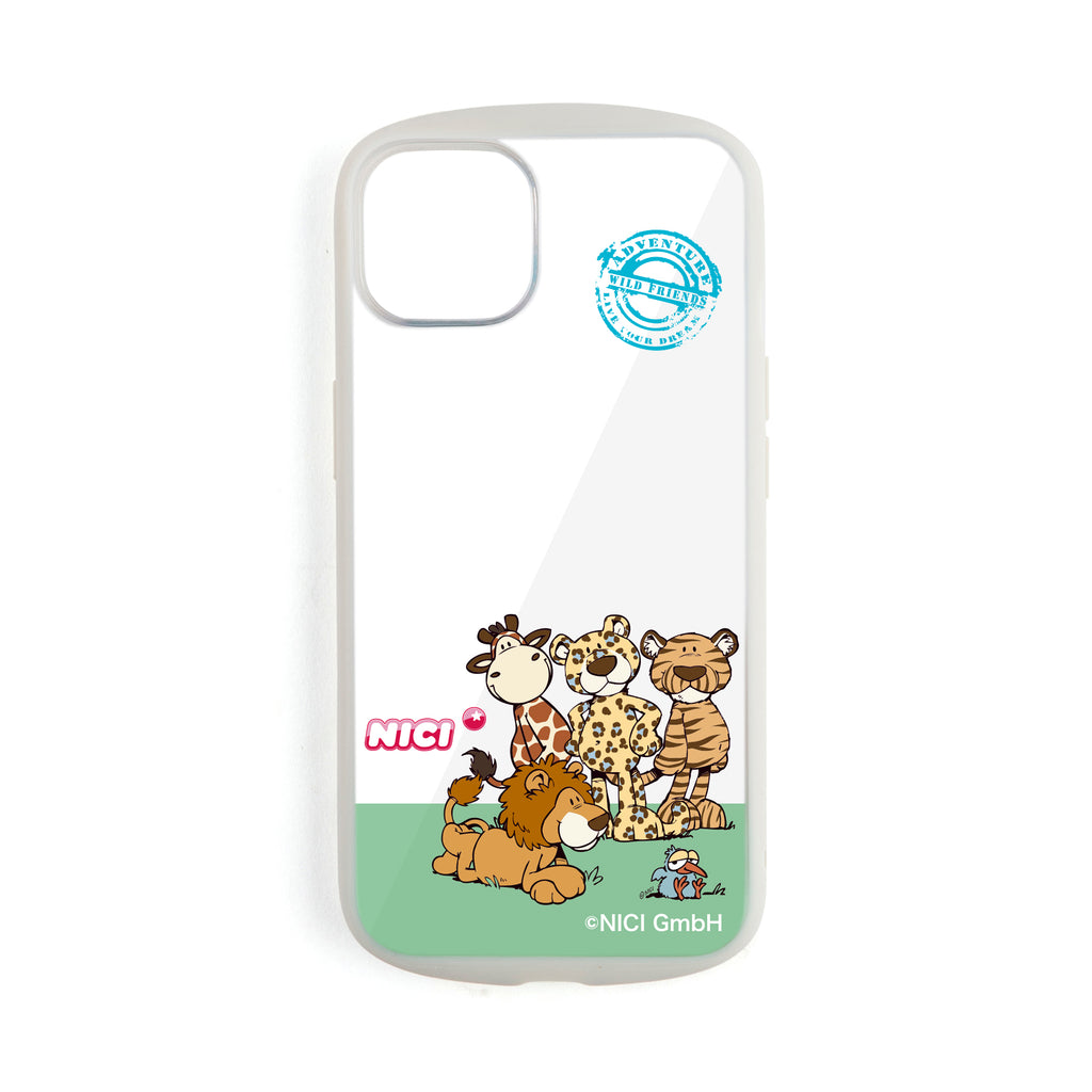 NICI Easy Grip Clear Case ワイルドフレンズ【iPhone 13対応】 4589676564840