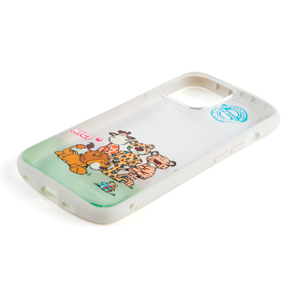 NICI Easy Grip Clear Case ワイルドフレンズ【iPhone 13 Pro対応】 4589676564857