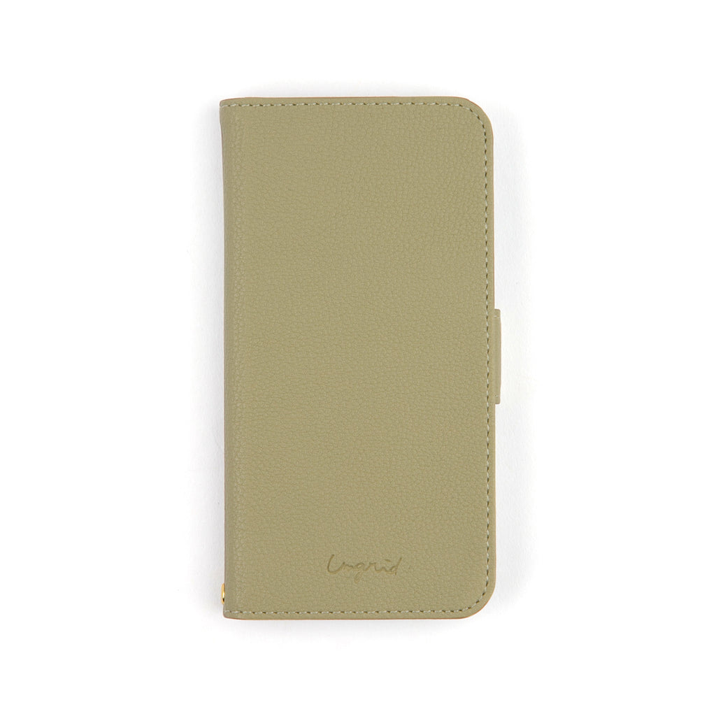 Ungrid Book Type Case KHAKI【iPhone SE(第3世代)/iPhone SE(第2世代)/iPhone 8/7対応】 4589676565120