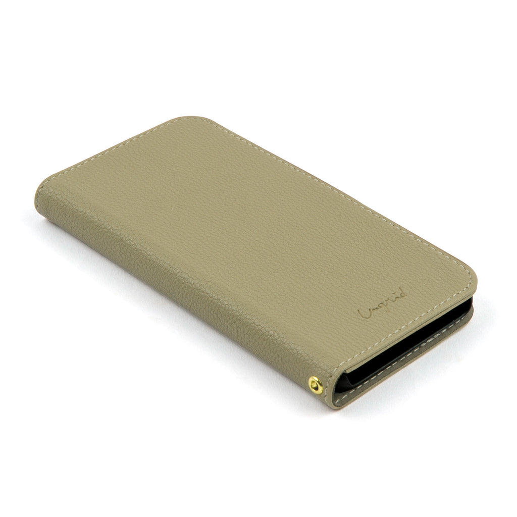 Ungrid Book Type Case KHAKI【iPhone SE(第3世代)/iPhone SE(第2世代)/iPhone 8/7対応】 4589676565120