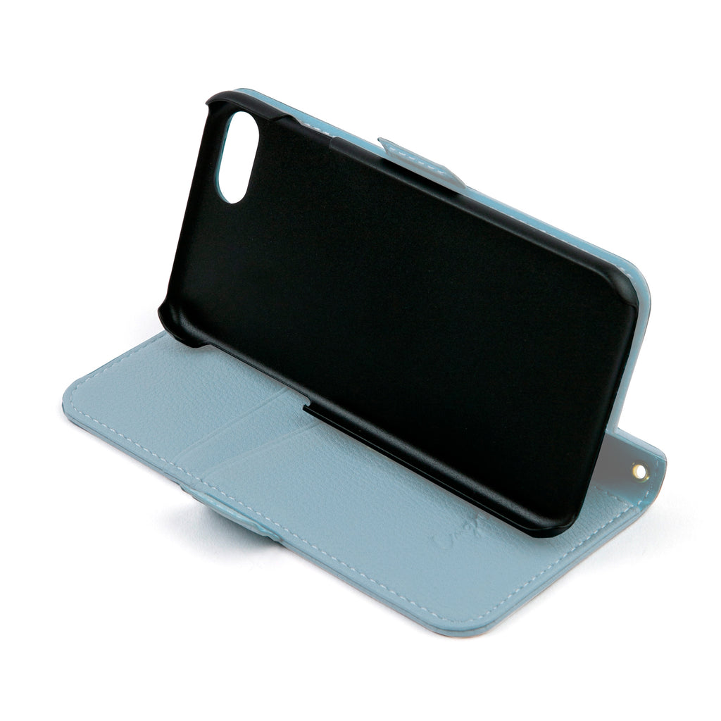 Ungrid Book Type Case BLUE GRAY【iPhone SE(第3世代)/iPhone SE(第2世代)/iPhone 8/7対応】 4589676565137