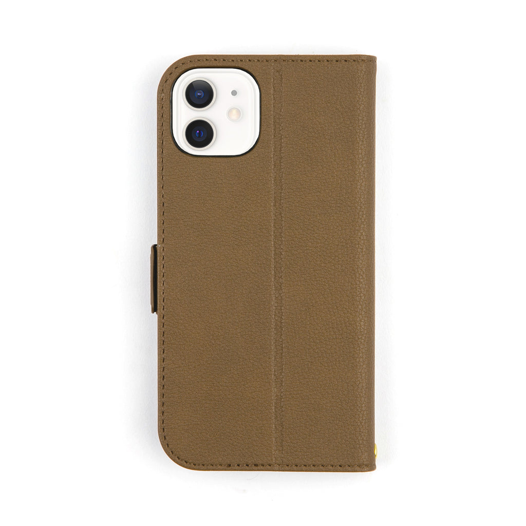 Ungrid Book Type Case BROWN【iPhone 12 /12 Pro対応】 4589676565144