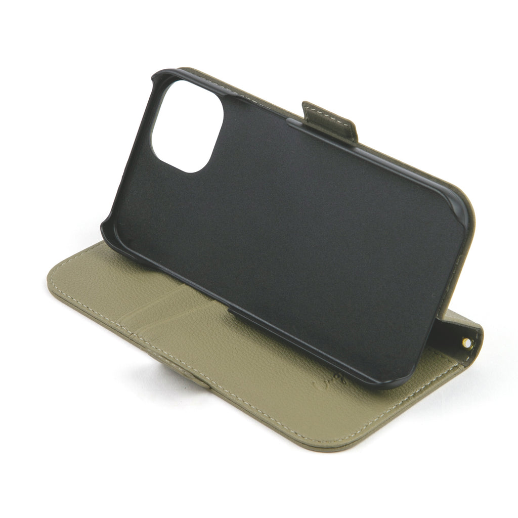 Ungrid Book Type Case KHAKI【iPhone 12 /12 Pro対応】 4589676565151