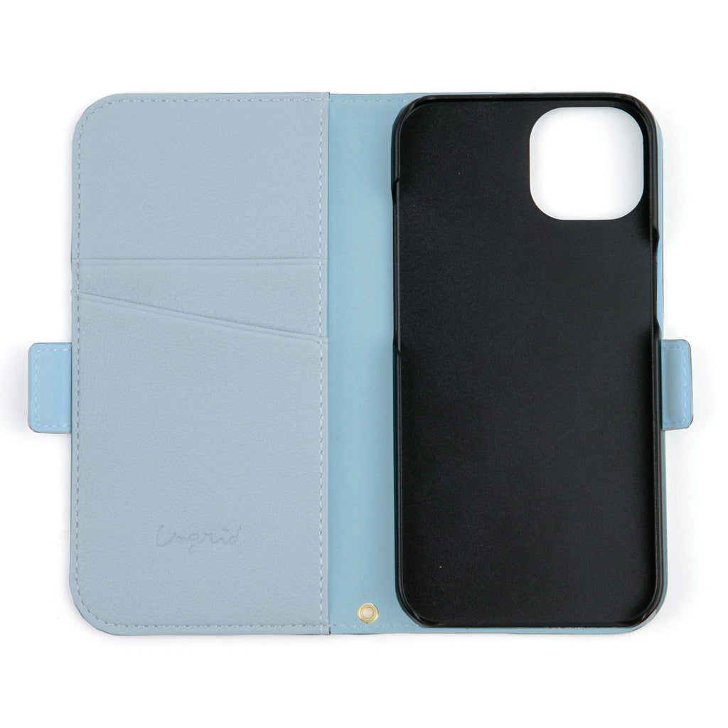 Ungrid Book Type Case BLUE GRAY【iPhone 12 /12 Pro対応】 4589676565168