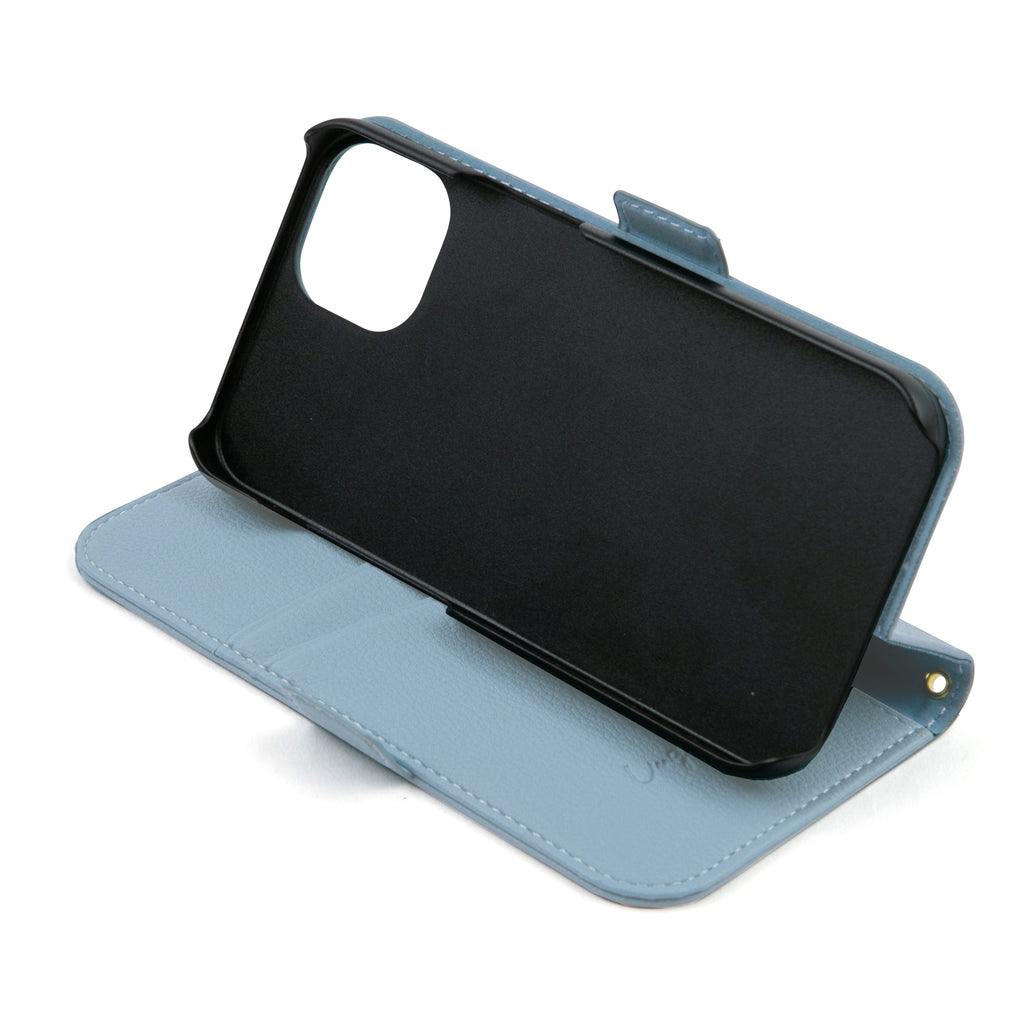 Ungrid Book Type Case BLUE GRAY【iPhone 12 /12 Pro対応】 4589676565168