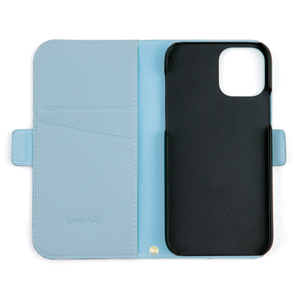 Ungrid Book Type Case BLUE GRAY【iPhone 13対応】 4589676565199