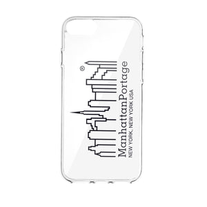 Manhattan Portage Hybrid Clear Case BLACK【iPhone SE(第3世代)/iPhone SE(第2世代)/iPhone 8/7対応】 4589676565427