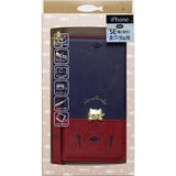 NATURAL design iPhoneSE(第2、第3世代)/iPhone8/7/6s/6専用手帳型ケース sakana to neko Bタイプ Navy 4573491407093