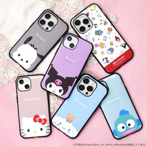 グルマンディーズ サンリオキャラクターズ IIIIfit(イーフィット) iPhone 14 Pro / 13 Pro (6.1インチ) 対応 ケース ハンギョドン SANG-251HG 4550213533148