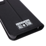 CONVERSE Logo  PU Leather Book Type Case BLACK【iPhone 12 mini対応】 4589676561931