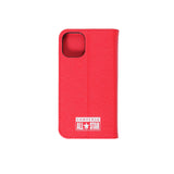 CONVERSE Logo  PU Leather Book Type Case RED【iPhone 12 mini対応】 4589676561955