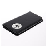 CONVERSE Uncle Patch  PU Leather Book Type Case BLACK【iPhone SE(第2世代)/iPhone8/iPhone7対応】 4589676561993