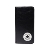 CONVERSE Uncle Patch  PU Leather Book Type Case BLACK【iPhone SE(第2世代)/iPhone8/iPhone7対応】 4589676561993