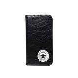 CONVERSE Uncle Patch  PU Leather Book Type Case BLACK【iPhone 12 mini対応】 4589676562013
